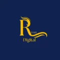 R Digital logo with yellow letter R on dark blue background – Malappuram digital marketer
